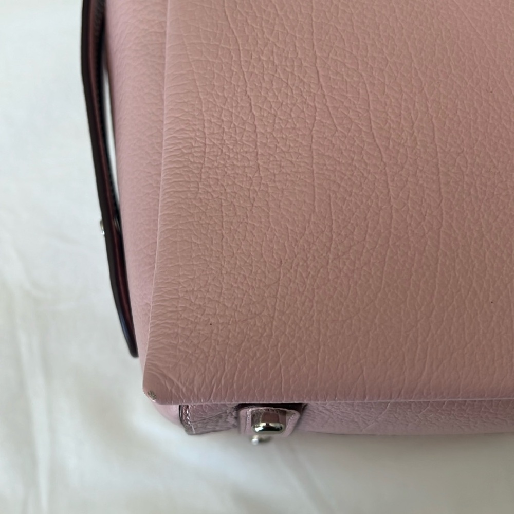 Coach Drew Pink Leather Satchel - Picture 6 of 13